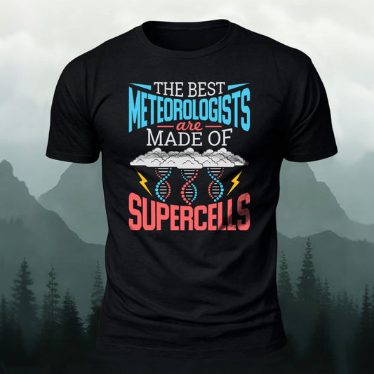 Combed Cotton Meteorologist DNA Science Casual T-Shirt