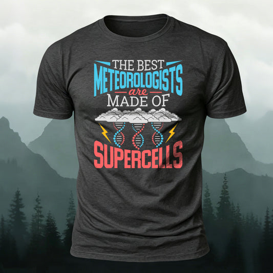 Combed Cotton Meteorologist DNA Science Casual T-Shirt