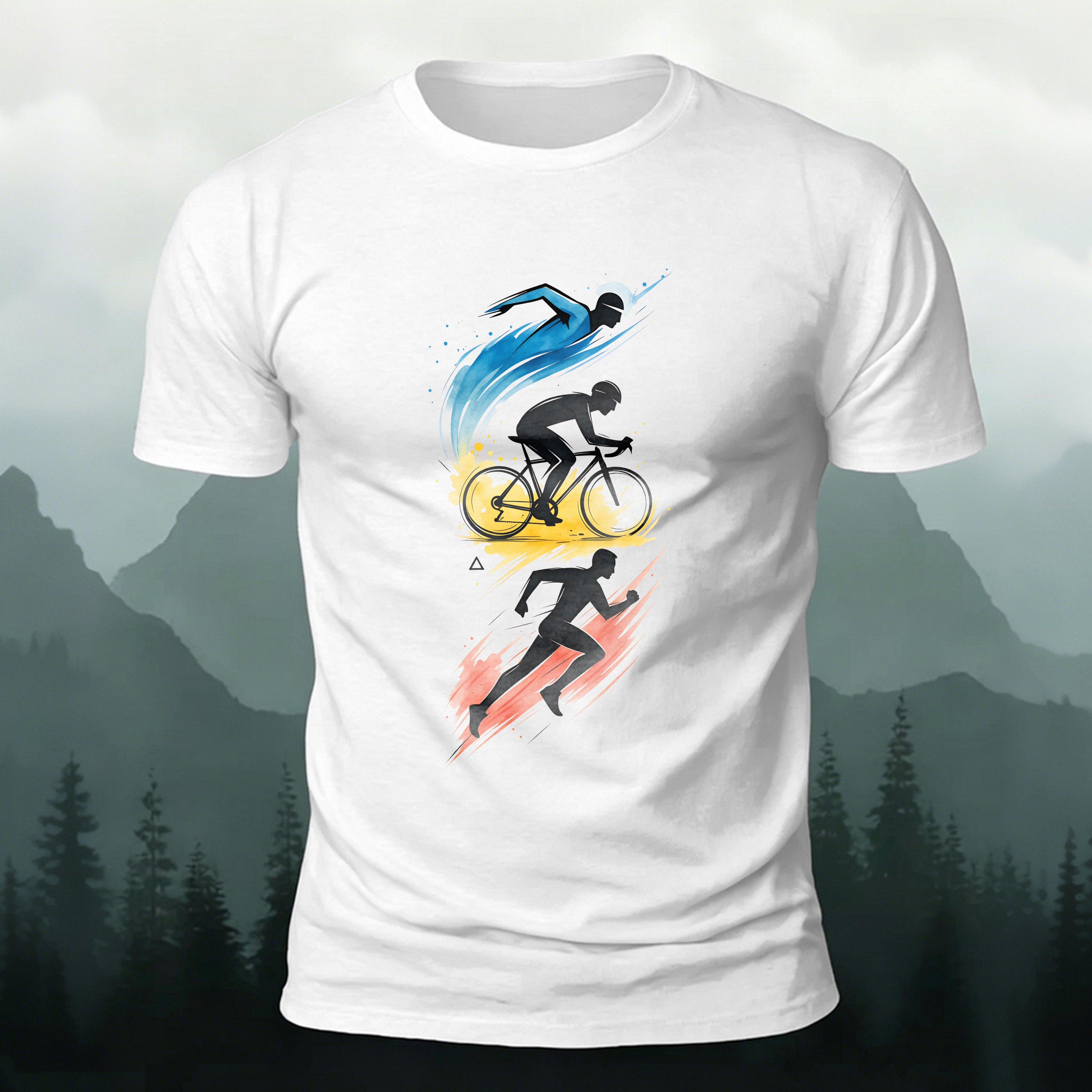 Sports Silhouette Personalized Casual Skin-Friendly T-Shirt