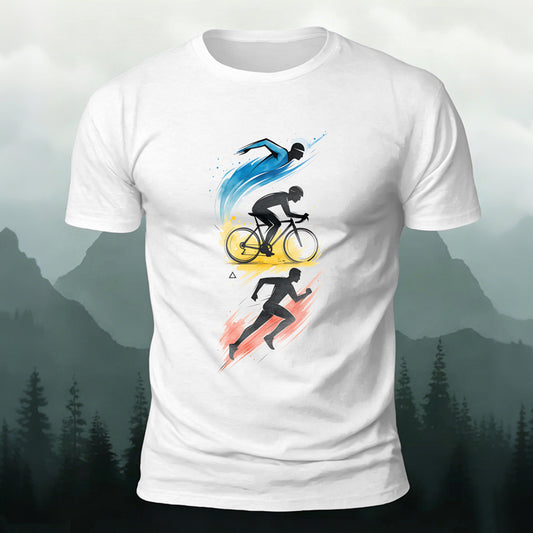 Sports Silhouette Personalized Casual Skin-Friendly T-Shirt
