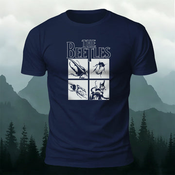 100% Cotton Parody Beetle Band Cover Print Tee