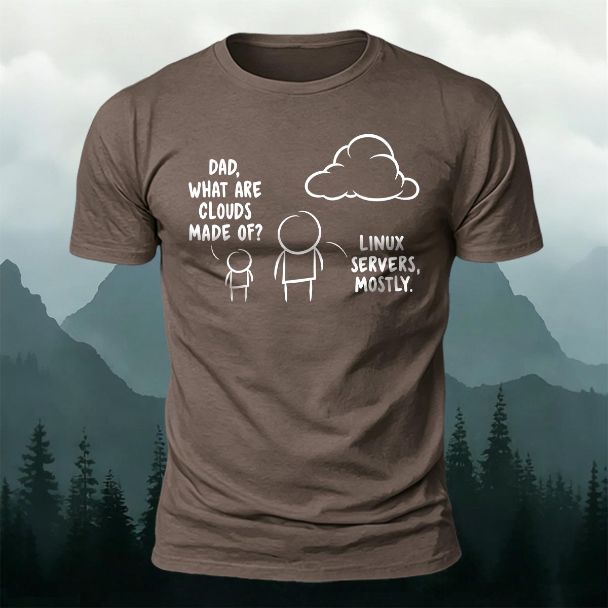 Funny Dialogue Casual Soft Skin-Friendly T-Shirt