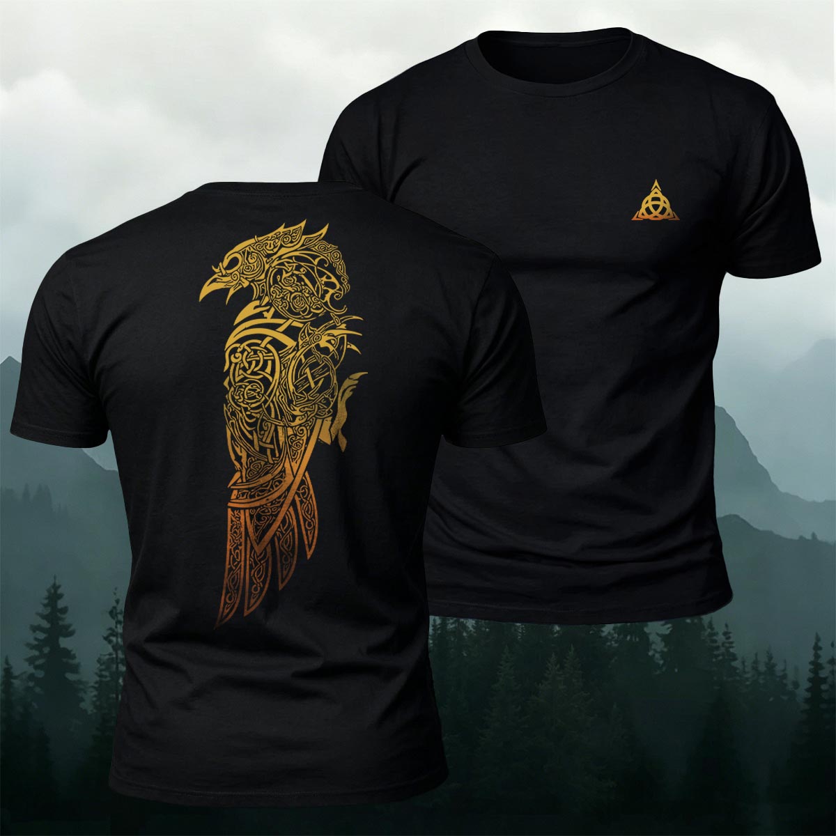 Nordic Mythology Art Graphic Street Style Breathable Tee