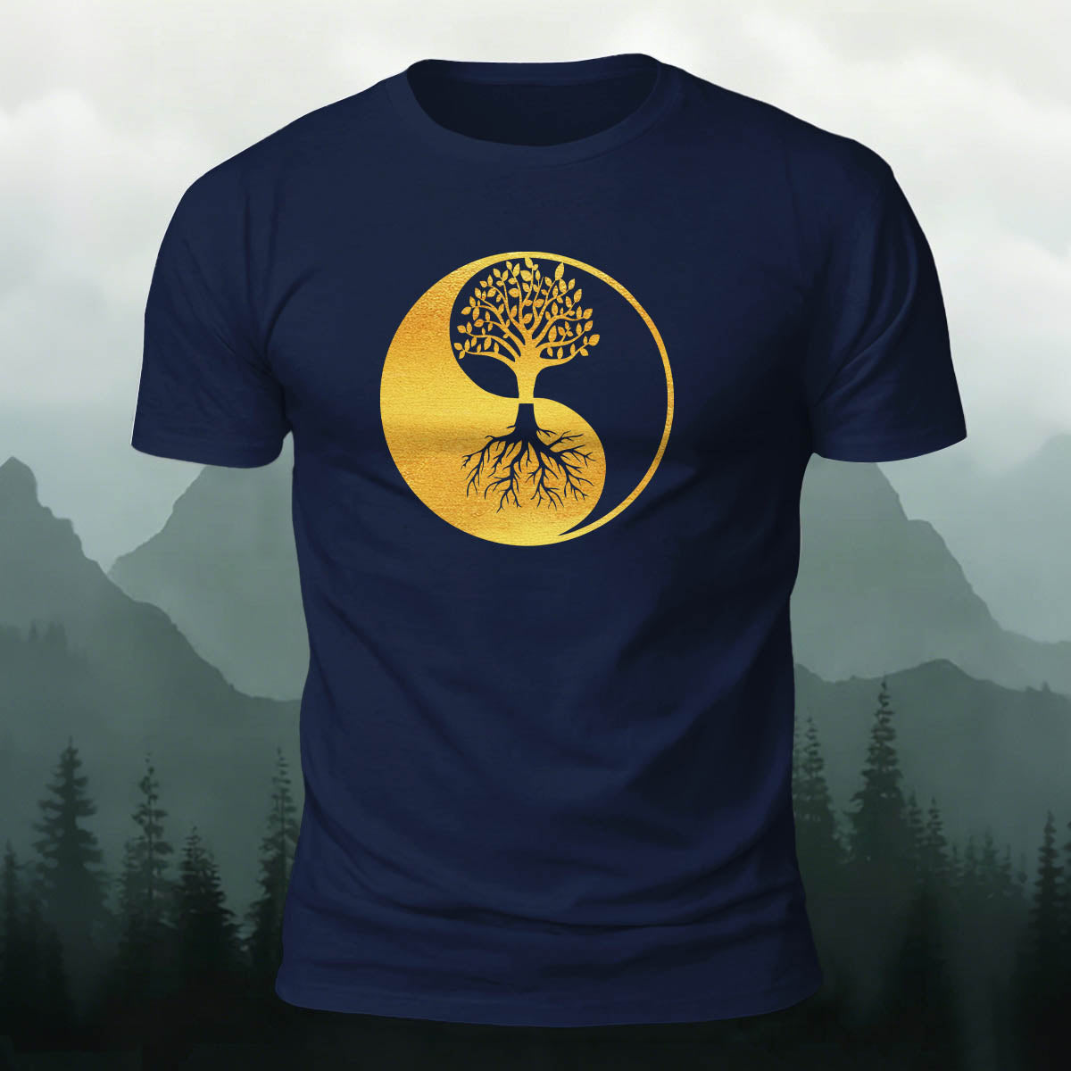 Artistic Tree Natural Leisure Breathable T-Shirt
