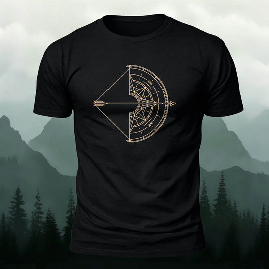 Bow and Arrow Graphic Trend Premium Cotton T-Shirt