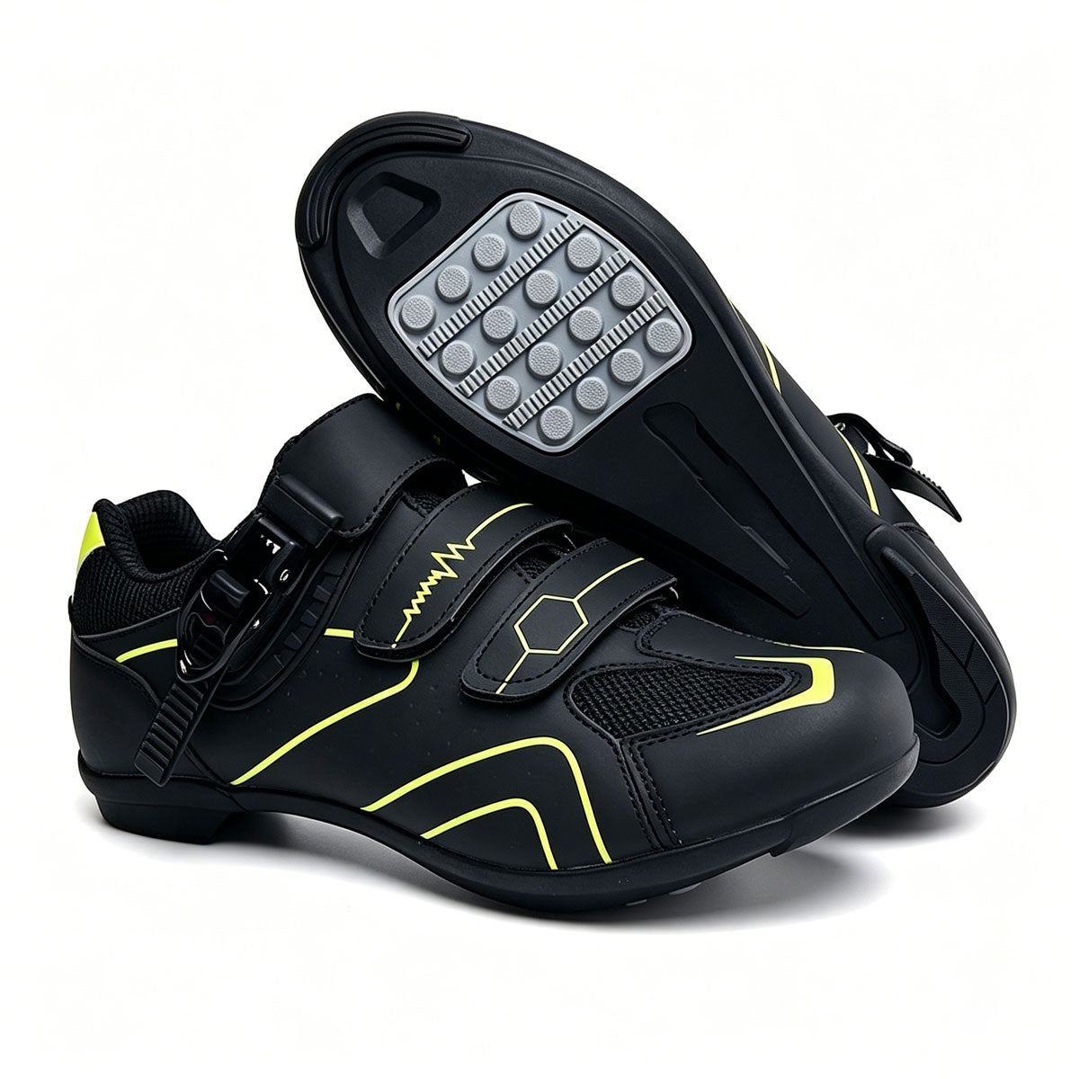 Rigid Soles Men's and Women's Road Cycling Shoes