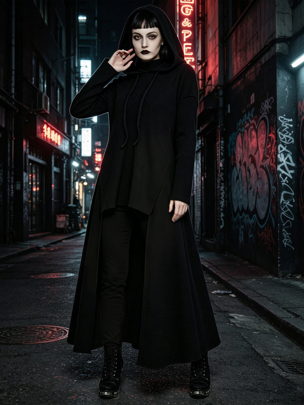 Hooded Casual Loose-fit Stretchy Fashion Jacket