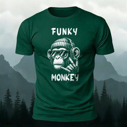 Funky Monkey Printed Short Sleeve T-Shirt