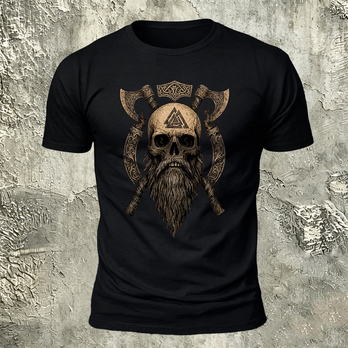 Retro Mysterious Skull Trend 100% Cotton T-Shirt