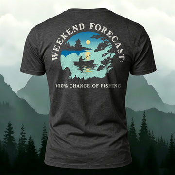 Soft Cotton Weekend Forest Casual T-Shirt