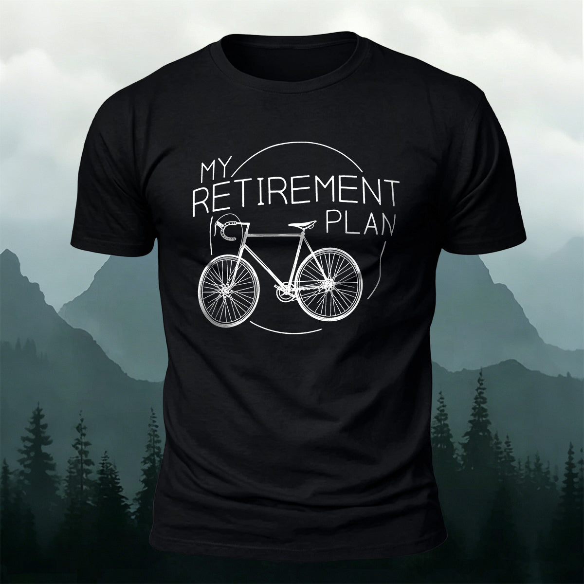 Cycling Plan Printed Casual Breathable T-Shirt