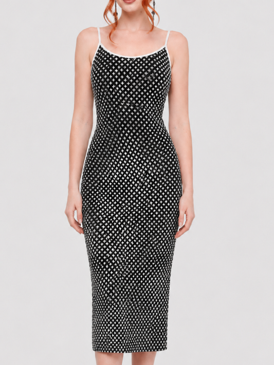 Dark Skull Print Sexy Bodycon Dress