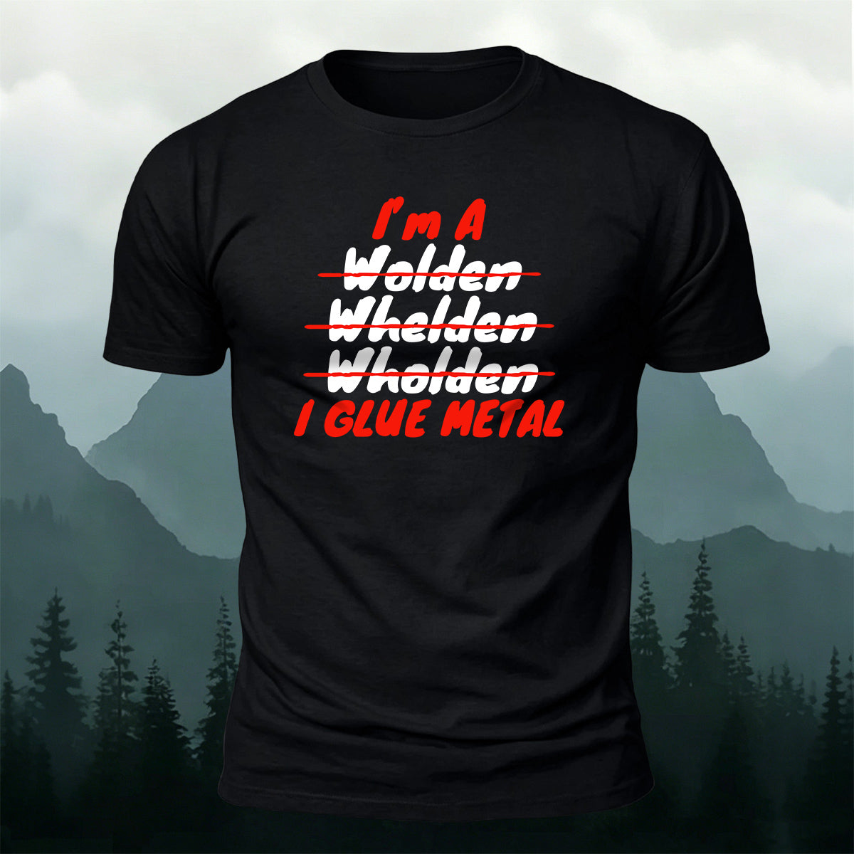 Cotton Wage Worker Welder Fun Slogan Casual Tee