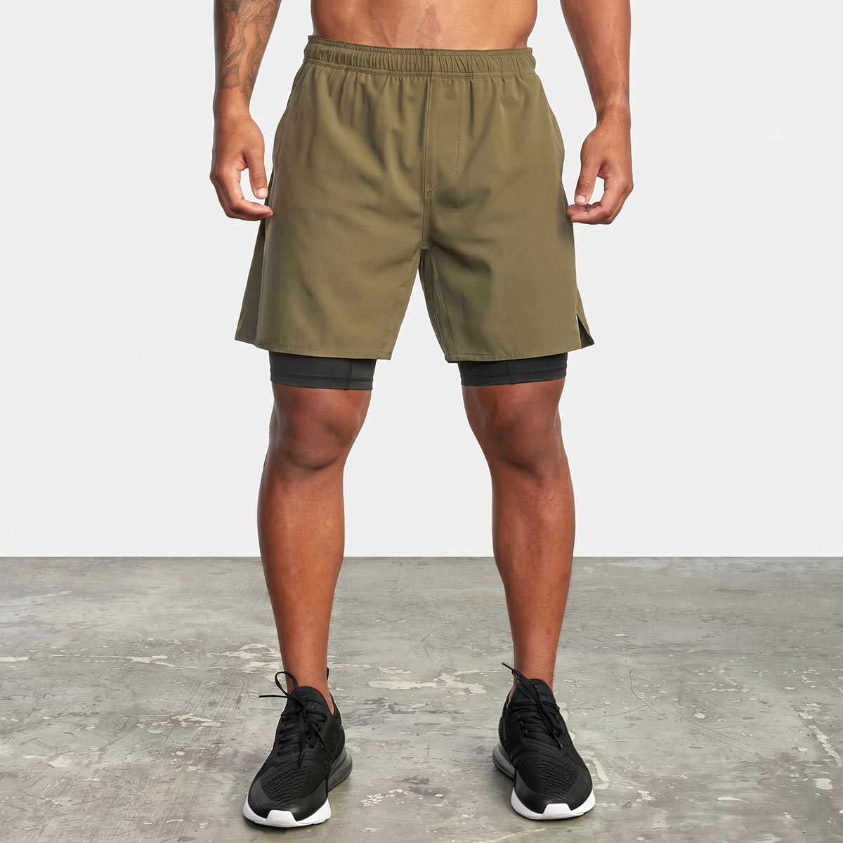 Sporty Casual Double-Layer Basketball Shorts