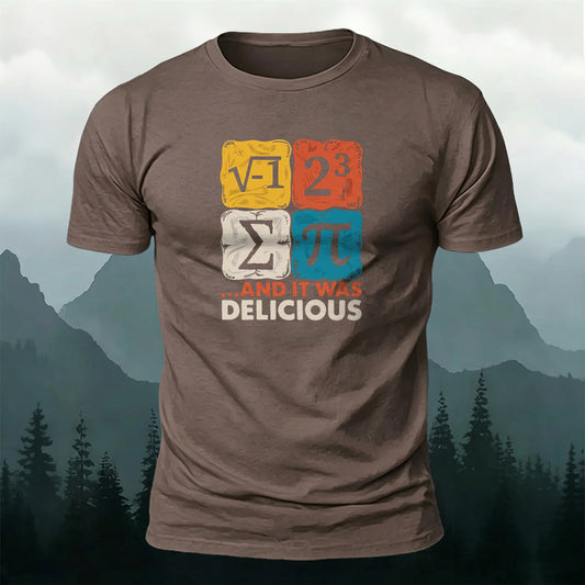 Premium Cotton It Was Delicious Printed T-Shirt