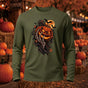 Halloween Pumpkin Head Printed Long Sleeve T-Shirt