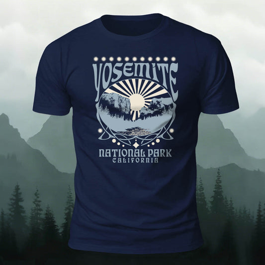 100% Cotton Yosemite National Park Graphic Casual Tee