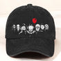 Cotton Horror Characters Print Cap