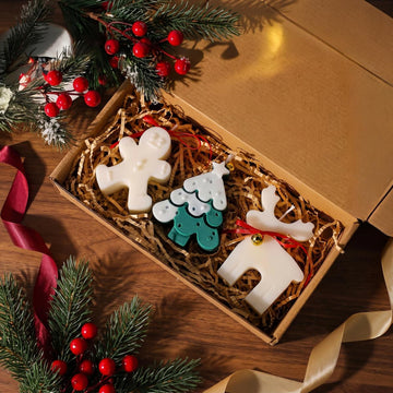 Soy Wax Festive Xmas Candle Gift Set