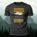 Cotton Funny Warning Meteorology Storm Graphic Tee