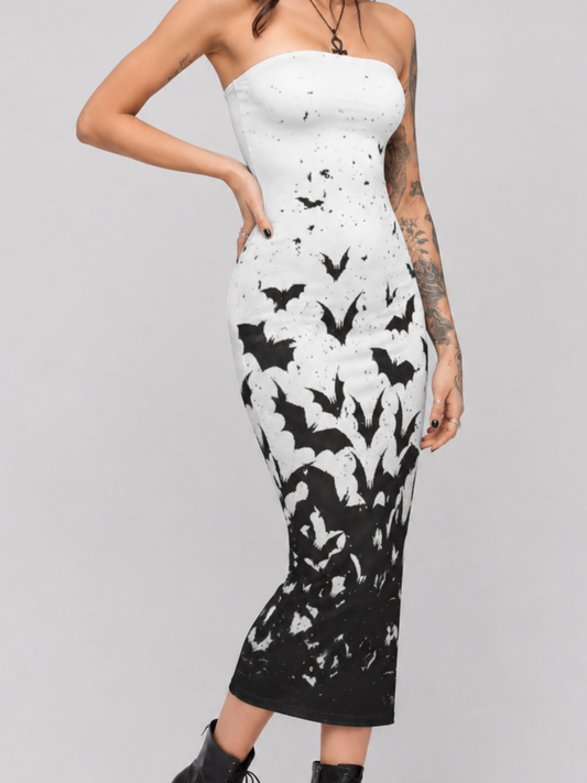 Dark Butterfly Sexy Bodycon Dress