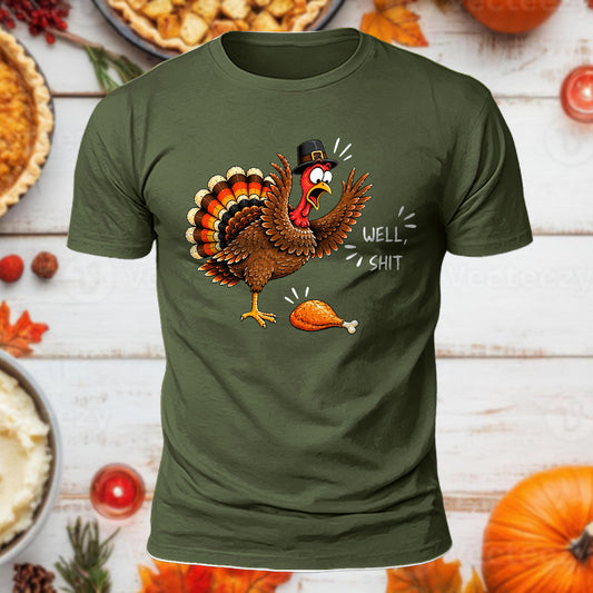Well Shxt Turkey Printed Short Sleeve T-Shirt