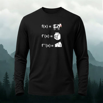 Premium Cotton F'(x) Printed Long Sleeve T-Shirt