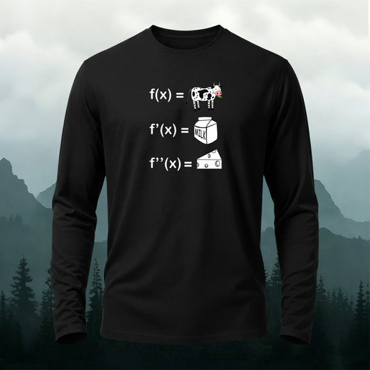 Premium Cotton F'(x) Printed Long Sleeve T-Shirt