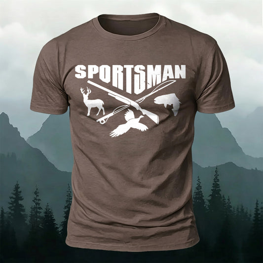 Premium Cotton Sports Man Printed T-Shirt