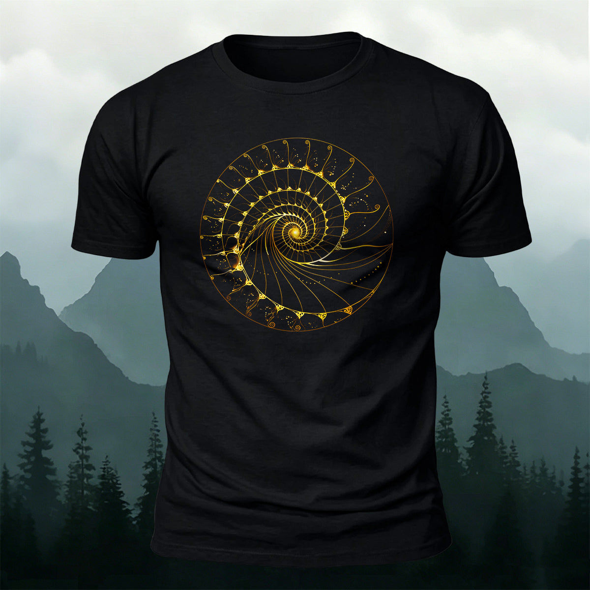 Combed Cotton Artistic Stripe Print Casual T-Shirt