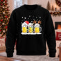 Merry Beermas Printed Round Neck Sweatshirt