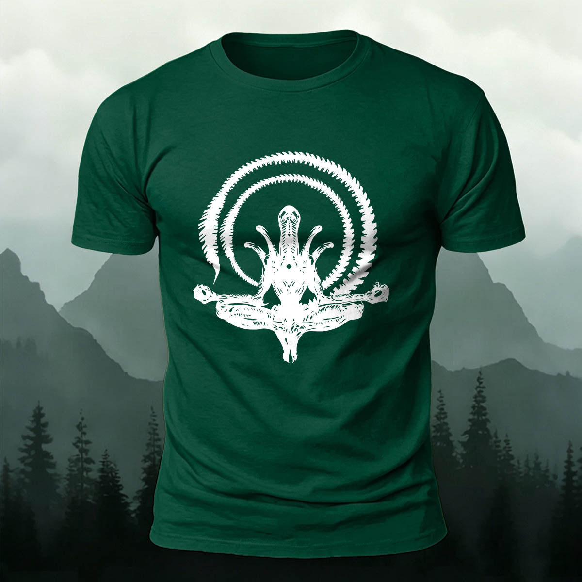 Alien Graphic Fashion Premium Cotton T-Shirt