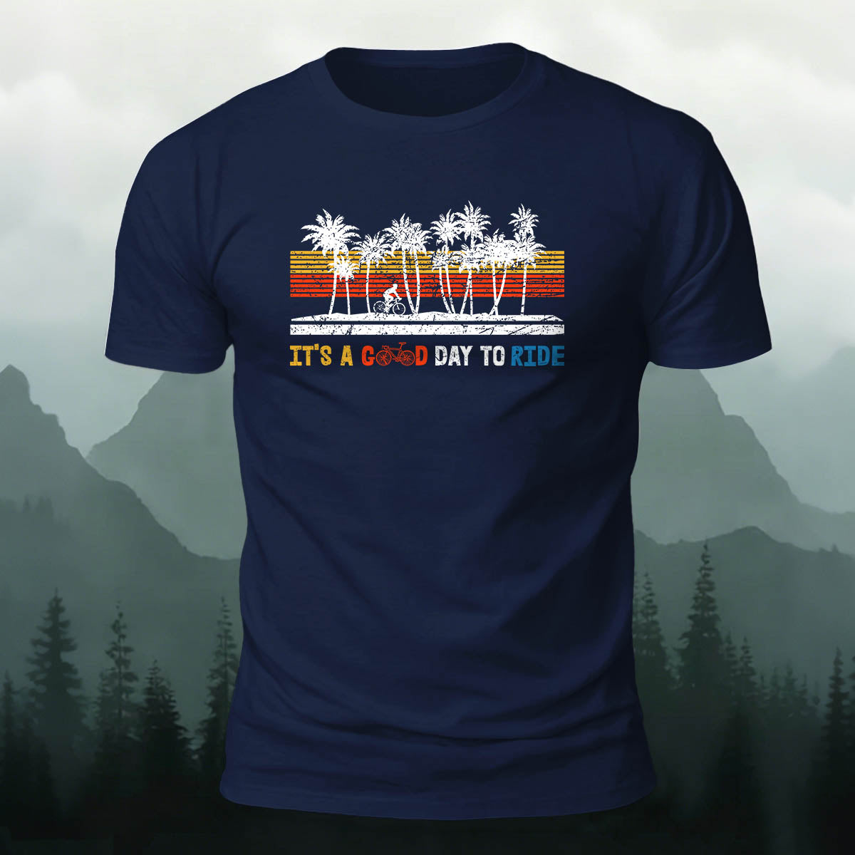 Combed Cotton Outdoor Cycling Printed T-Shirt