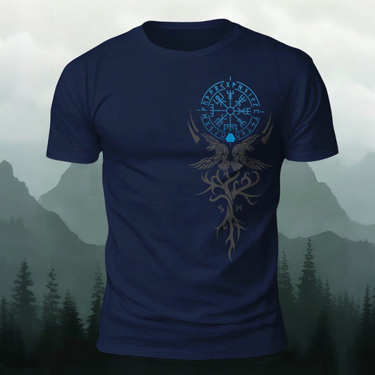 Sublimation Viking Classic Totem Casual T-Shirt