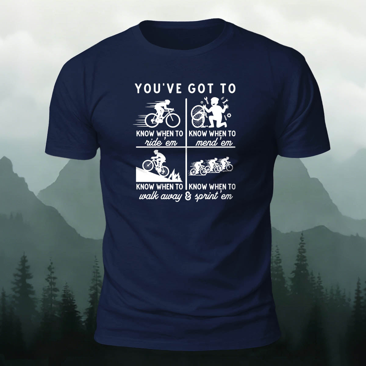 100% Cotton Riding Graphic Casual Daily Tee
