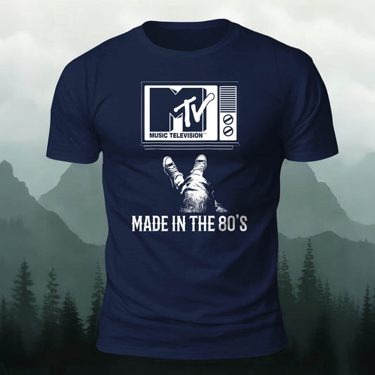 Pure Cotton Retro MTV Made In The 80's Graphic Tee