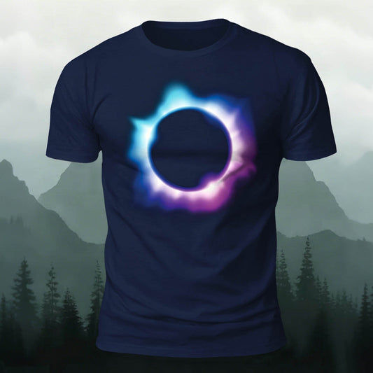 DTG Abstract Colorful Astronomy Graphic Casual Tee