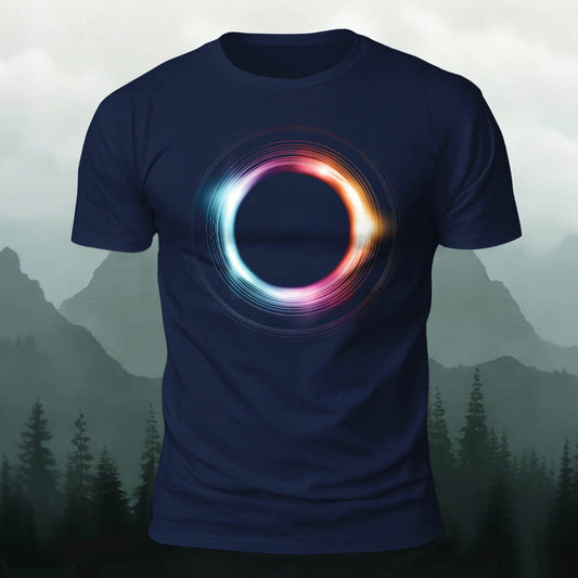 DTG Minimalist Color Halo Graphic Casual Tee