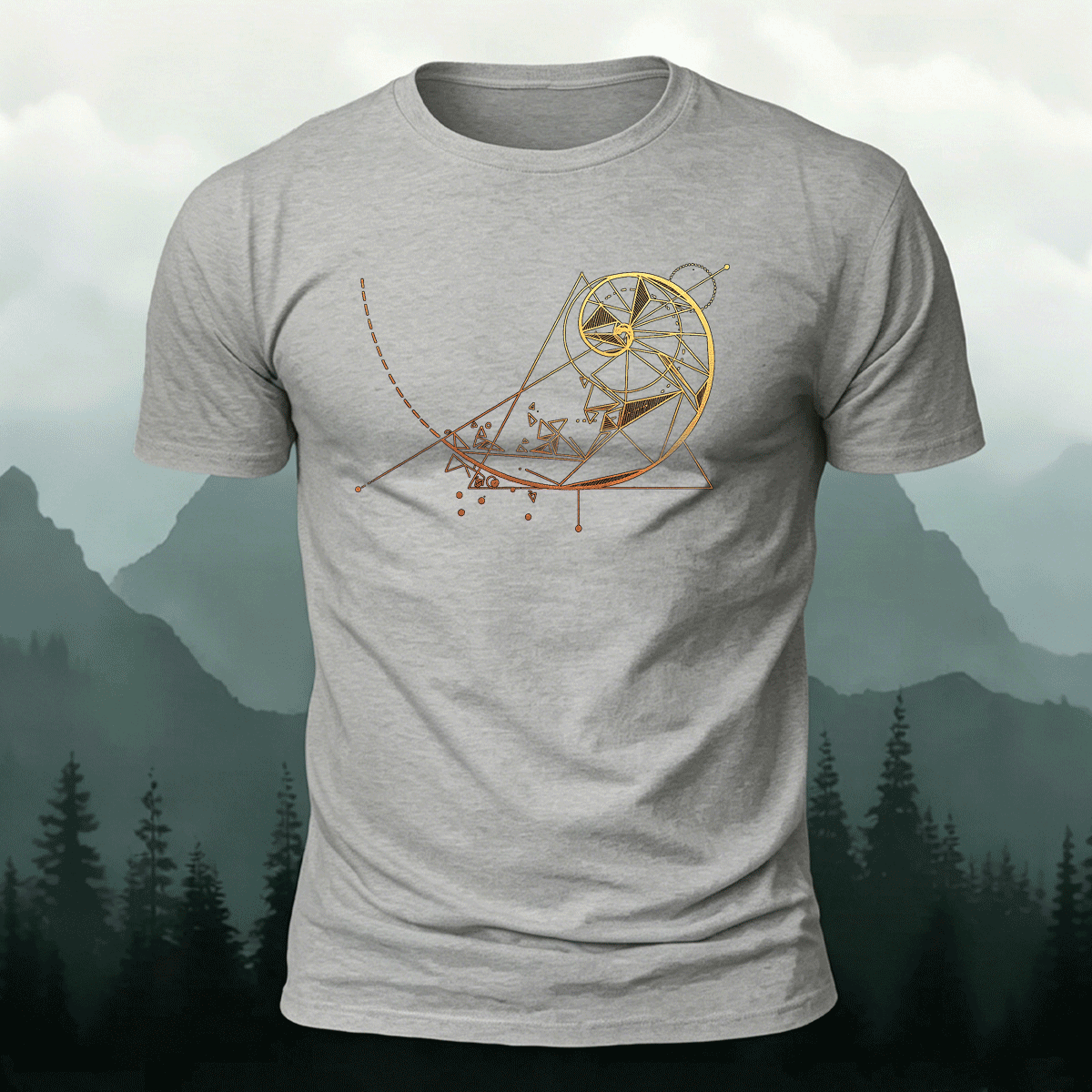 Simple Design Pattern Breathable Cotton T-shirt