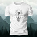 Light Bulb Brain Illustration Design 100% Cotton T-Shirt