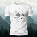 Fun Heart-Printed Casual Cotton T-Shirt
