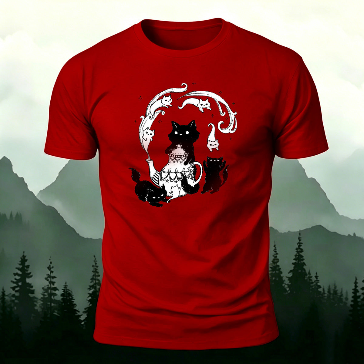 Fun Animal Pattern Simple Casual Premium Cotton Tee