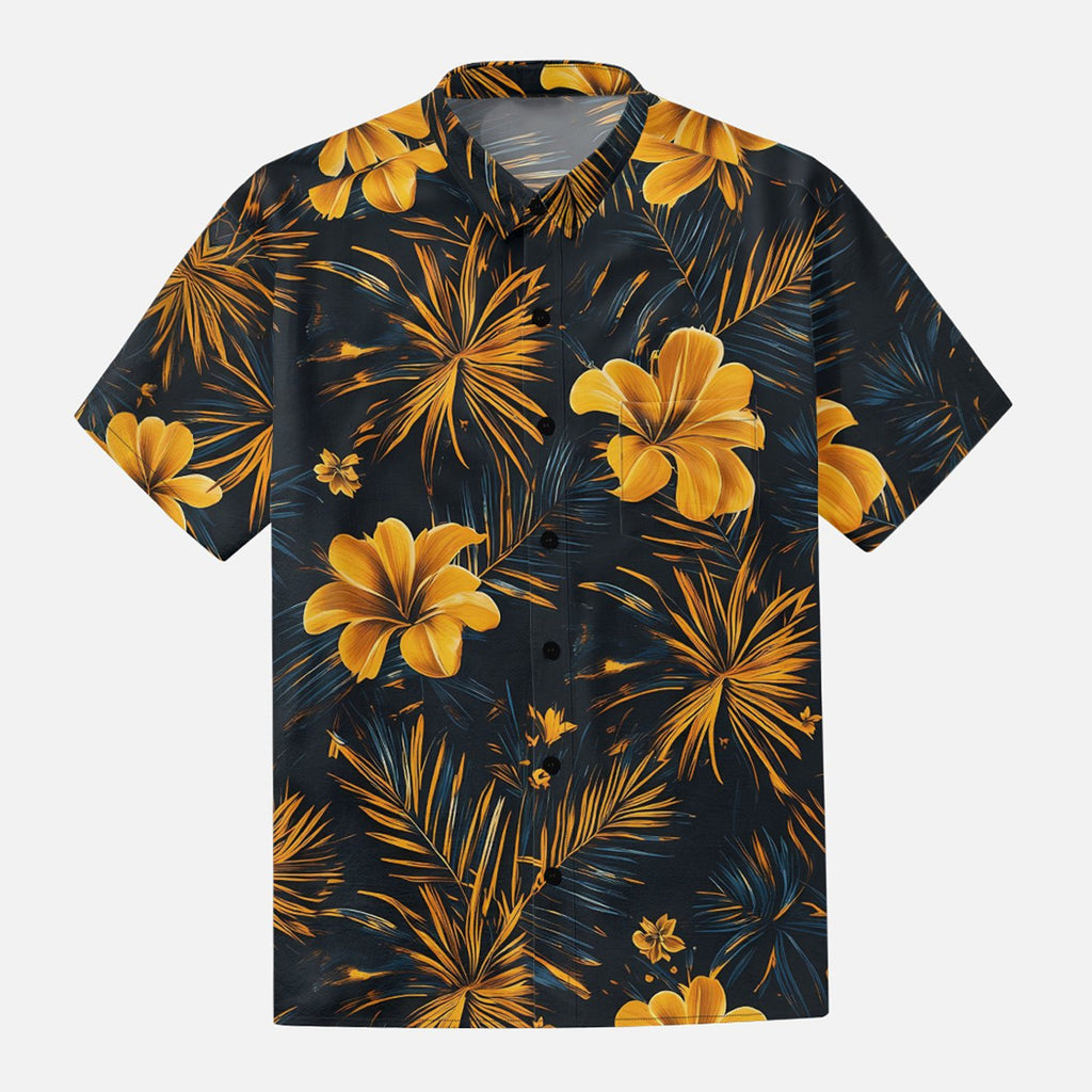 Floral Pattern Vacation Style Casual Shirt