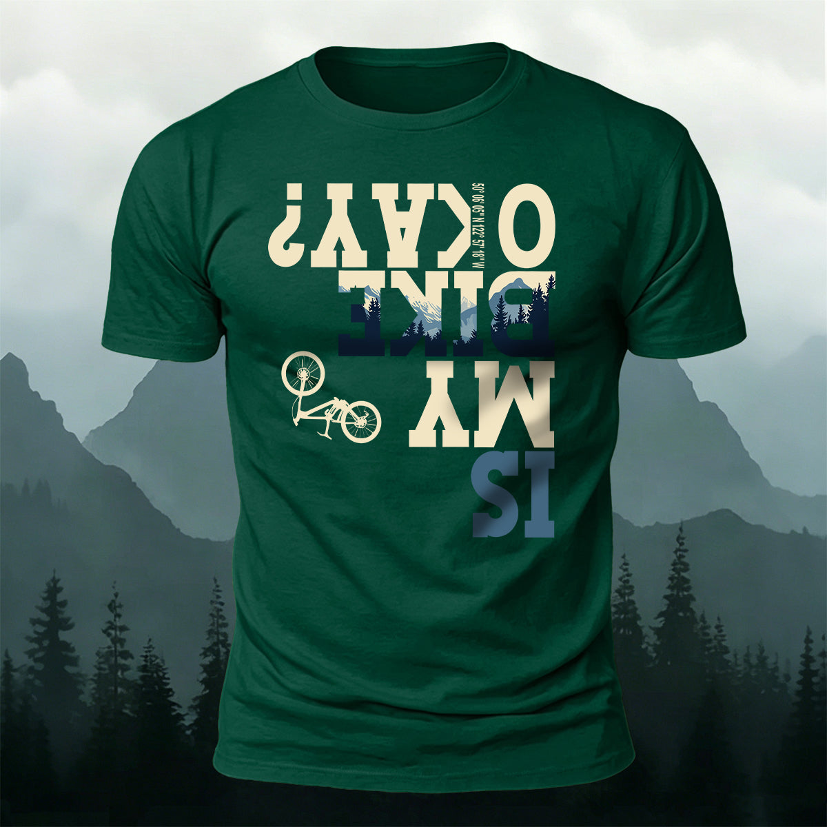 Cycling Letter Print Comfortable Breathable T-Shirt