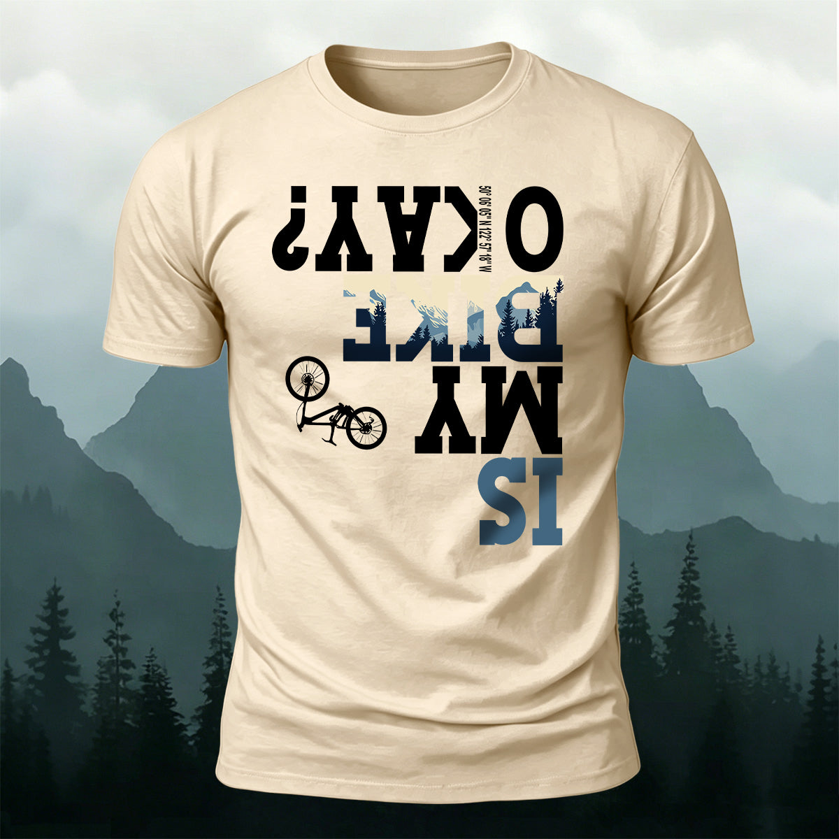 Cycling Letter Print Comfortable Breathable T-Shirt