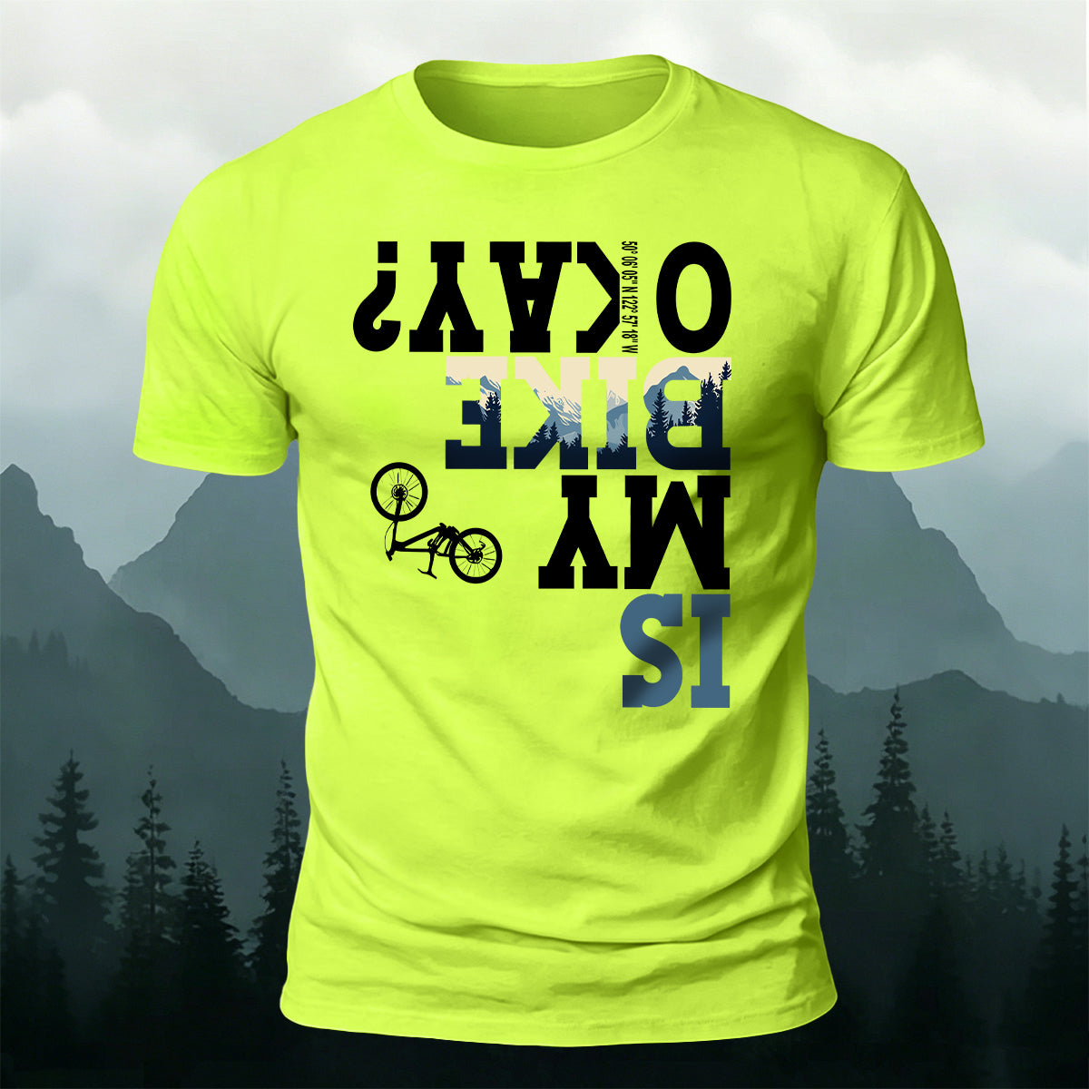 Cycling Letter Print Comfortable Breathable T-Shirt