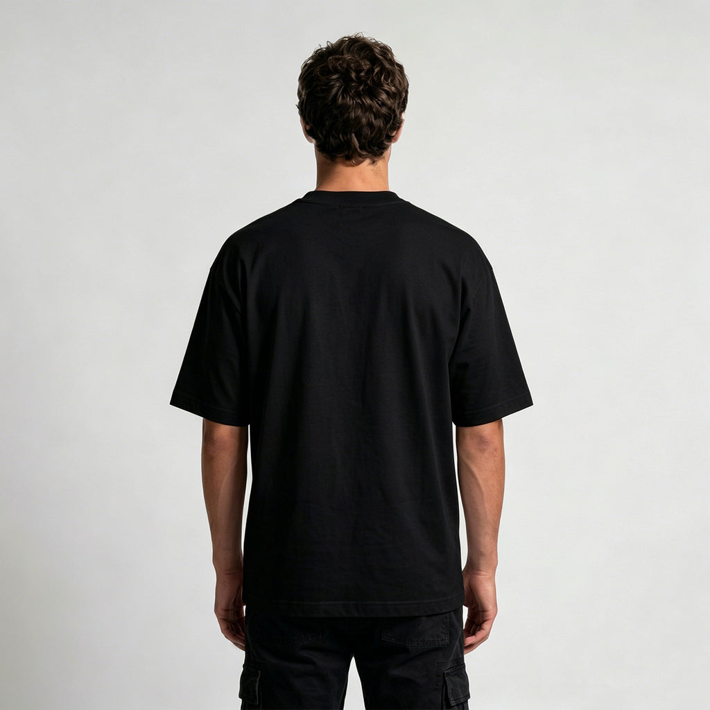 Underwater Fishbone Pattern Cotton Casual T-Shirt