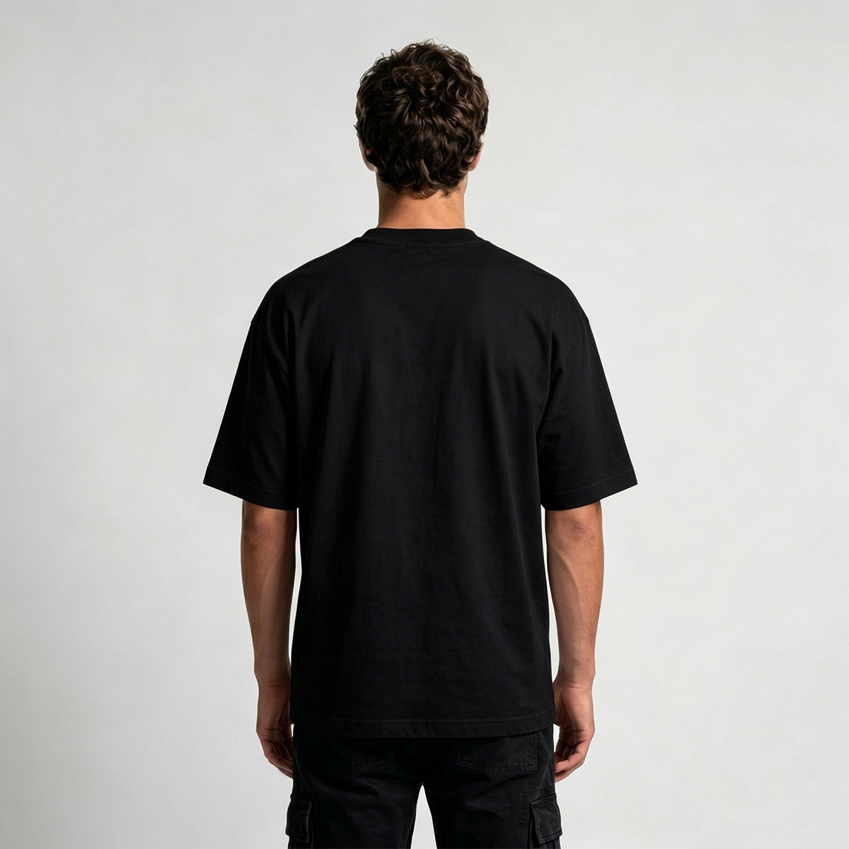Underwater Fishbone Pattern Cotton Casual T-Shirt