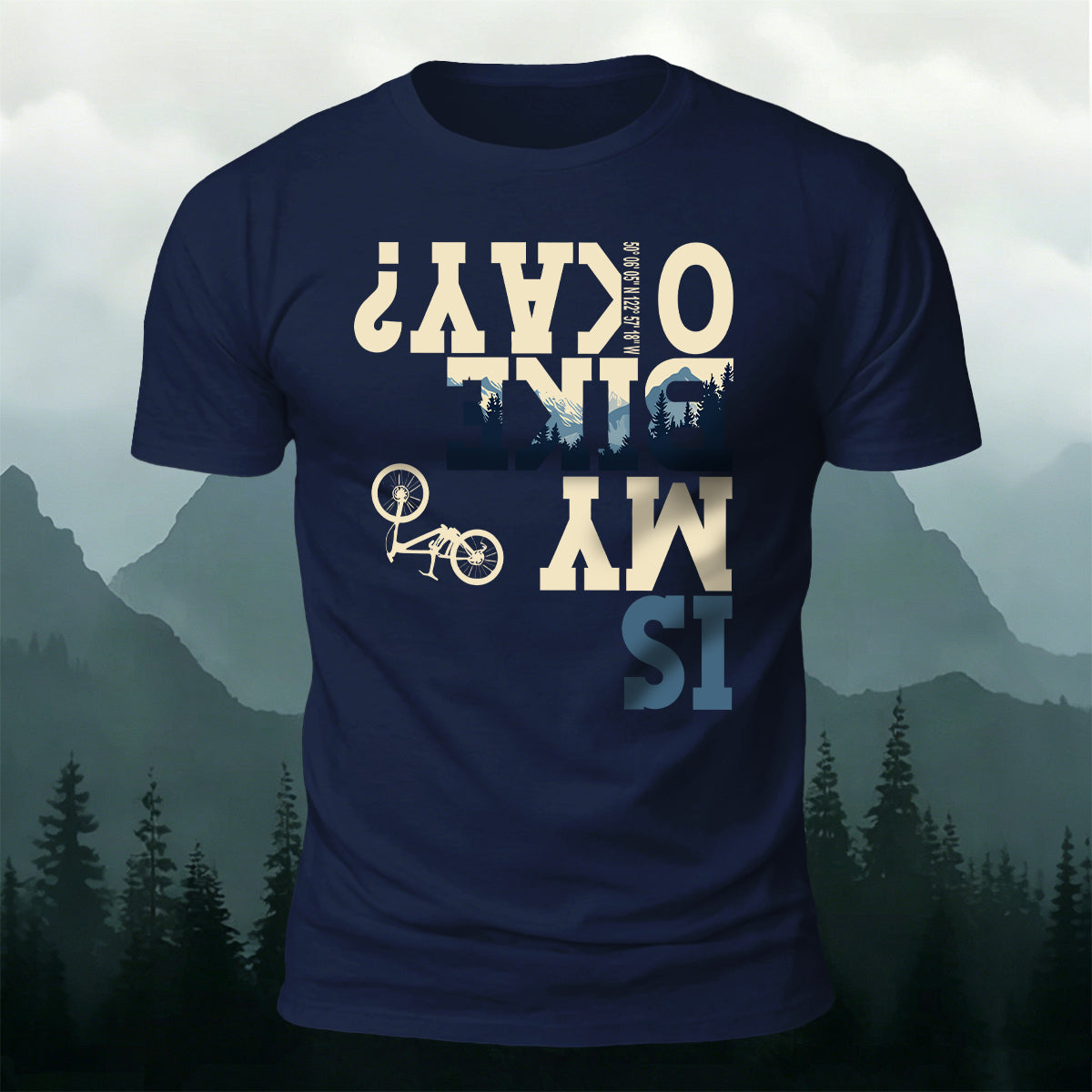 Cycling Letter Print Comfortable Breathable T-Shirt