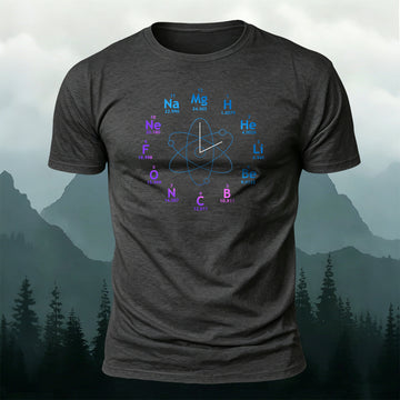 100% Cotton Chemical Elements Art Print T-Shirt